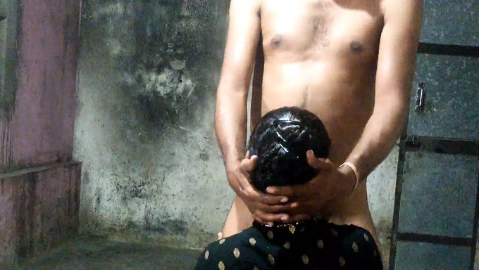 Watch As A Naughty Indian Bahu Gets Cleaned And Fucked By Her Stepdad