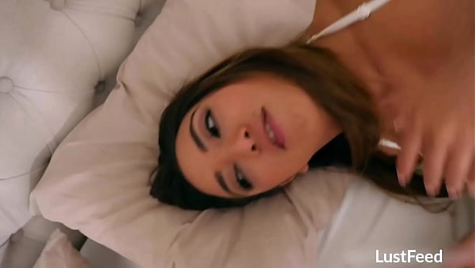 Curvy Brunette Girlfriend Gets A Creampie After Blowjob