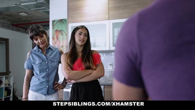 My Stepsisters' Naughty Side Comes Out In This Video