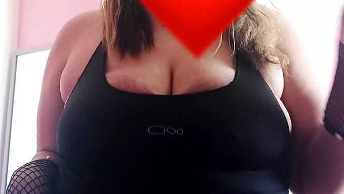 Fatty Teen With Big Natural Tits Masturbates For Daddy