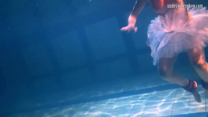 Bulava Lozhkova'S Sensual Underwater Photo Shoot In A Red Bikini