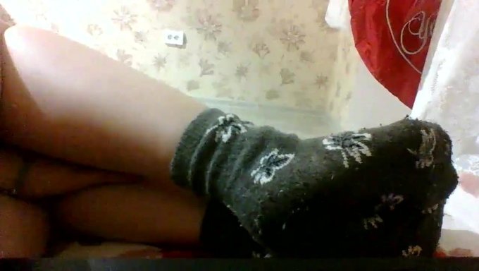 A Girl’s Legs In A Rather Compromising Position After A Laptop Camera Hack.