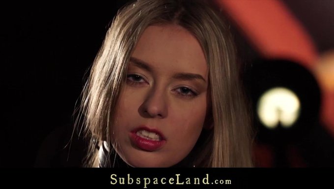 Submissive Female Squirts During Bondage And Fingering Session