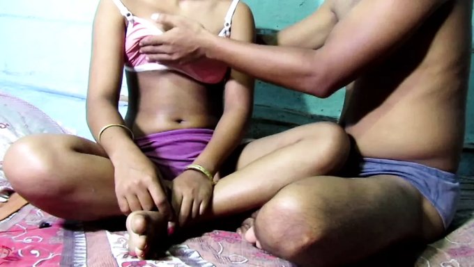 Nipple Play And Pussy Eating With A Hairy Teen