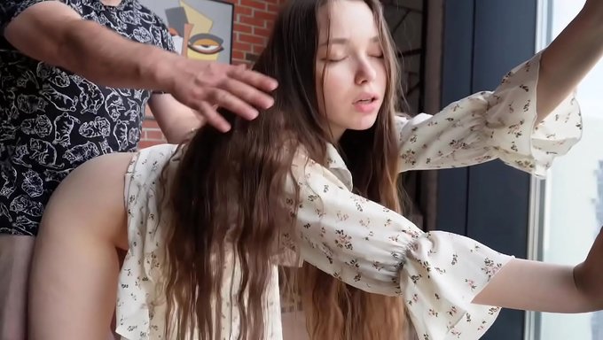 Beautiful Stepsis Loves Hardcore Sex On The Floor.