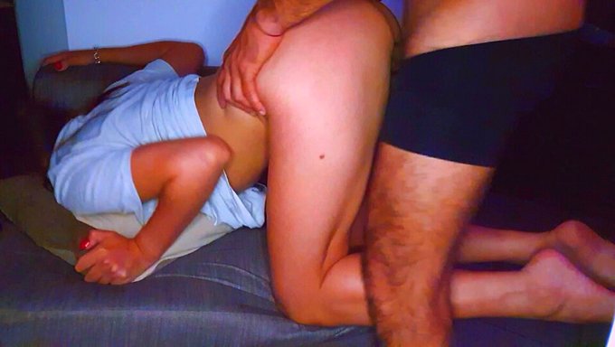 Big-Titted Mistress Dominates And Fucks Her Cousin Hard