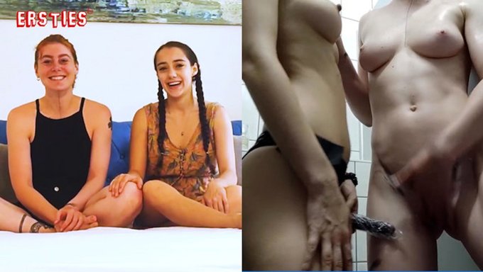 Amateur Strap-On Exhibitionism With Busty Zora And Brunette Medea