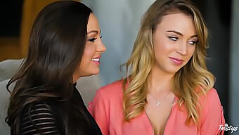 Abigail Mac Ve Zoey Taylor Ile Lezbiyen Zevk Partisi