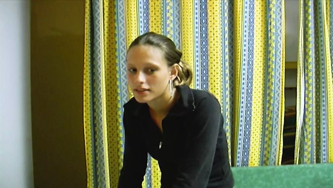 A Young German Girl Experiences Intense Pleasure From Behind