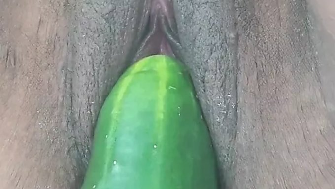 Amateur Redhead Indulges In Solo Play With A Large Dildo And Cigarette