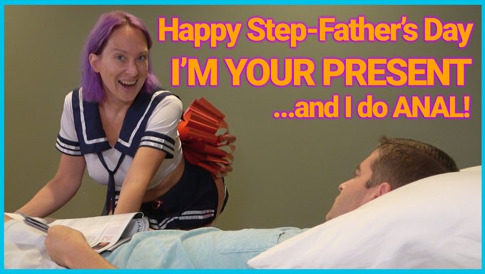 Busty Babe Gives A Happy Father'S Day Present In Rough Anal Scene