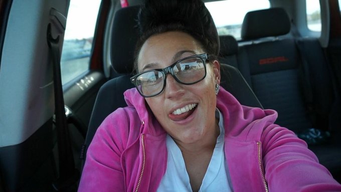 18-Year-Old German Slut Gets Naughty In A Public Car Park
