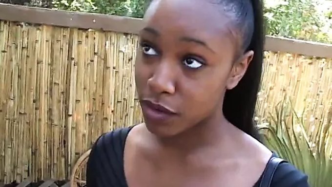 Ebony Teen Takes On A Massive Cock In A Gym Setting