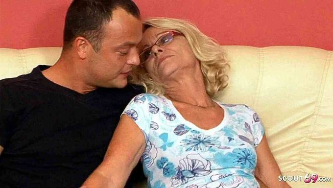 Mature German Brunette Gets Fucked By Young Neighbor