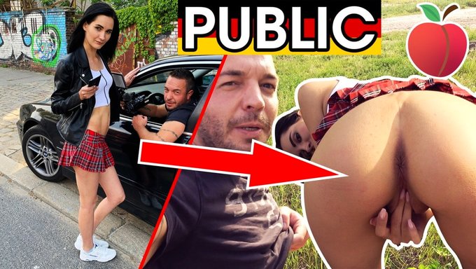 Pick Up Czech Teen Gets Down And Dirty In Public
