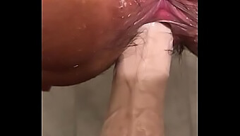 Homemade Pussyfucking With A Dildo