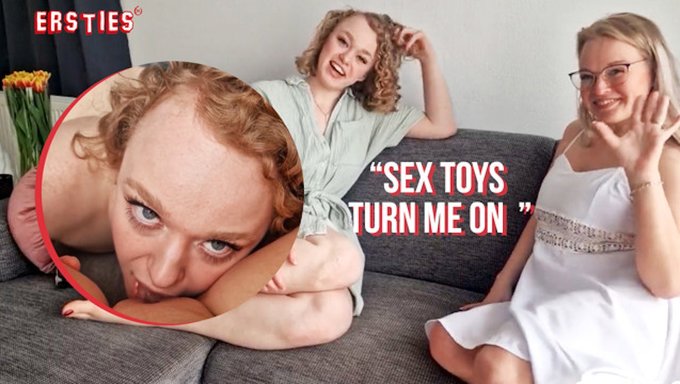 Passionate Lesbian Lovers Indulge In Sensual Pussy Play