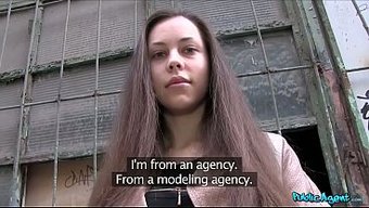 Cash Casting Turns Public As The Young Fashion Model Sucks And Fucks