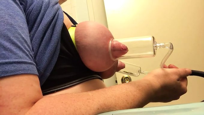 Exploring The Pleasure Of Nipple Stimulation With A Homemade Pump