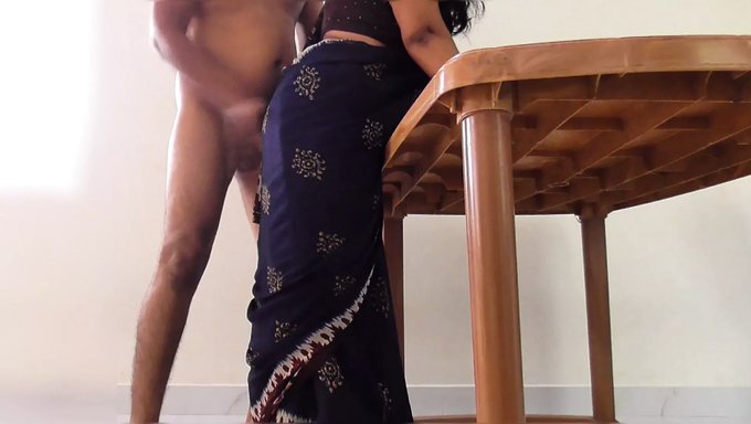 Horny Step Sister Teased On Dining Table And Fucked By Stepbrother