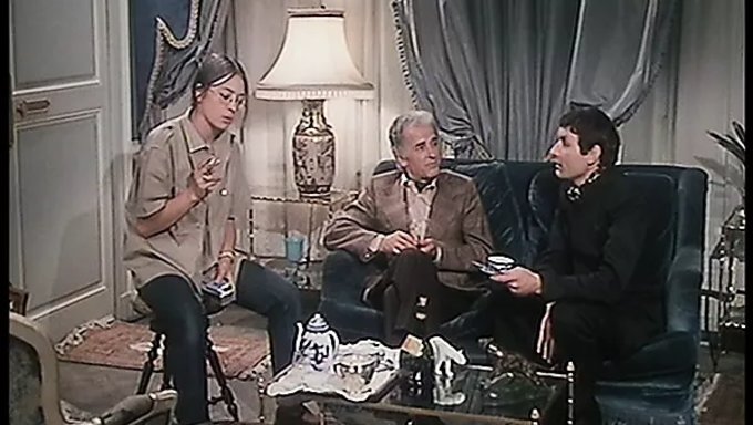 Retro Spanking Scene With European Vintage Couple