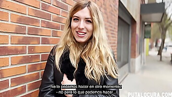 Encantadora Adolescente Rubia Seducida Por Dinero Para Un Encuentro Callejero