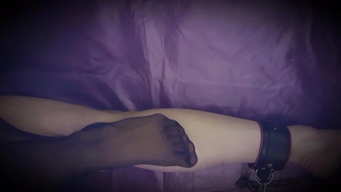 Femdom Nylon Straddles Submissive In Bdsm Video