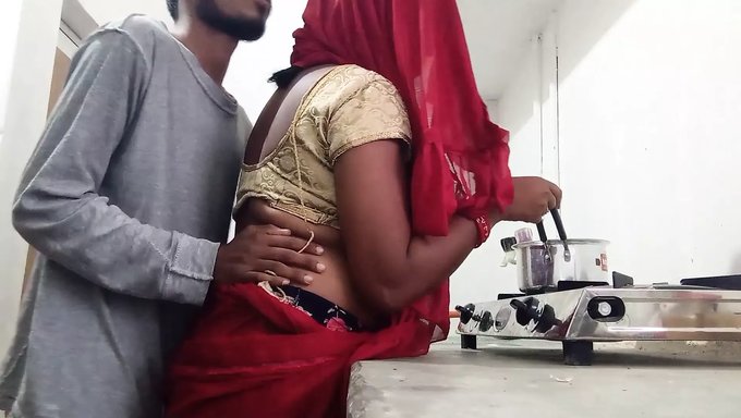 Watch A Hot Indian Babe Get Fucked In The Kitchen