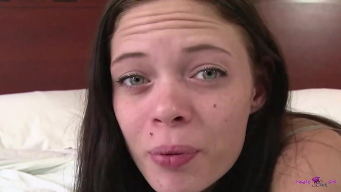 Brunette Babe Takes On Black Guy In Revenge Fuck