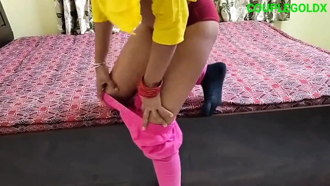 Bhabhi'S Yellow Dress Brings Out Her Erotic Side