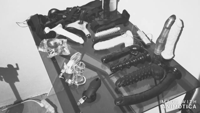 Intense Sex Toy Play In Bdsm House