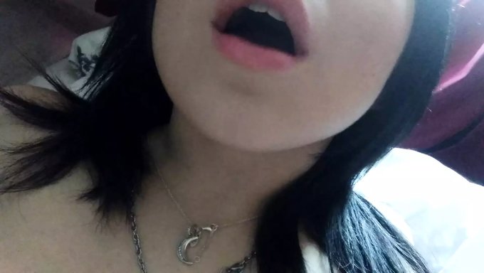 Bisexual Girl'S Intimate Solo Performance With Close-Up Camera