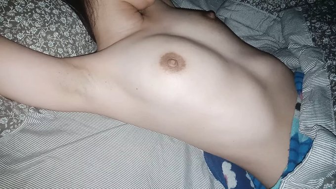 Naked Wife In Lingerie Teasing Her Man