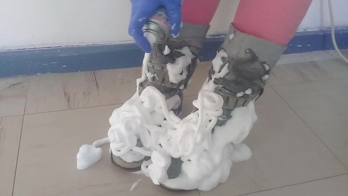 Humiliation And Fun In Grey Boots