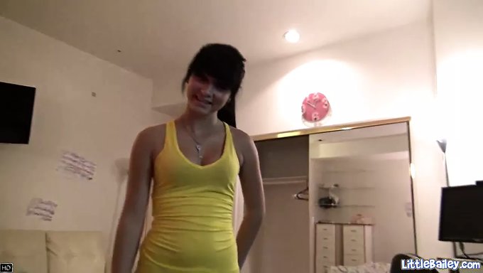 Cute Teen With Small Tits Enjoys A Deep Pussy Pounding