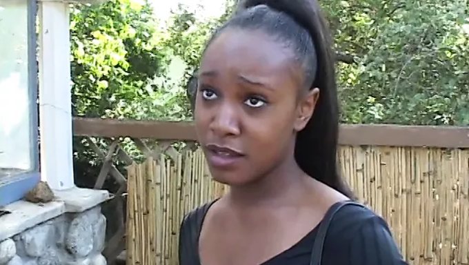 Brunette African Doll Gets Her Pussy Pounded And Swallows Cum