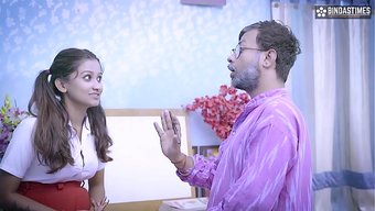 Young 18-Year-Old Student Takes Her Old Hindi Teacher'S Hard Fucking