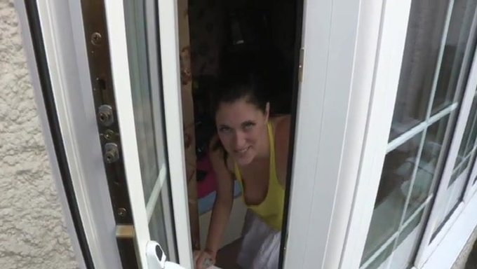 Cleaning Windows With A Sexy Twist