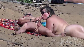 Pareja Amateur Es Sorprendida Teniendo Sexo En Una Playa Nudista