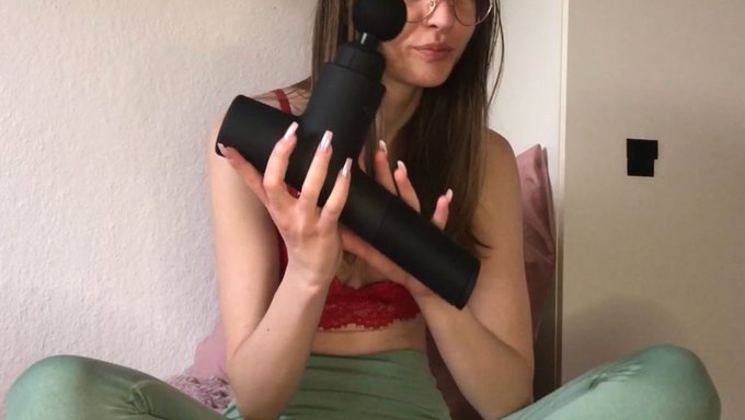 Small Boobs And Big Clit: A German Teen'S Wild Ride With A Massage Gun