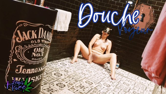 French Girl Masturbates In The Shower With Hidden Camera